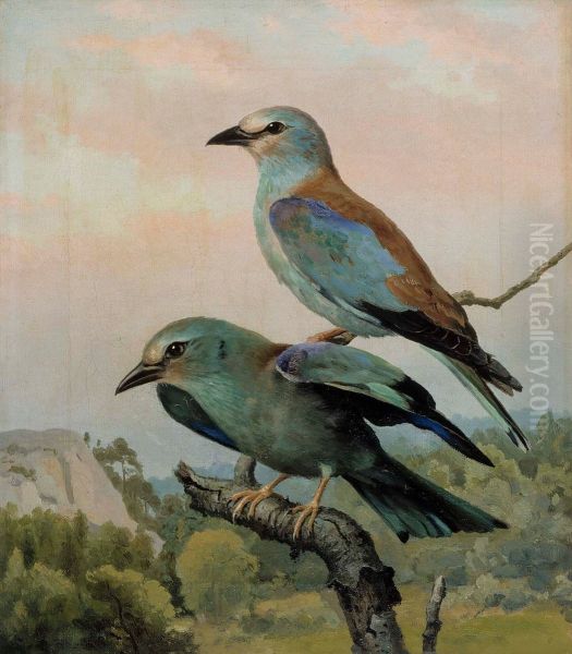 Rollers Oil Painting by Ferdinand von Wright