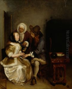 Interior, kopia efter Gerard ter Borchs original