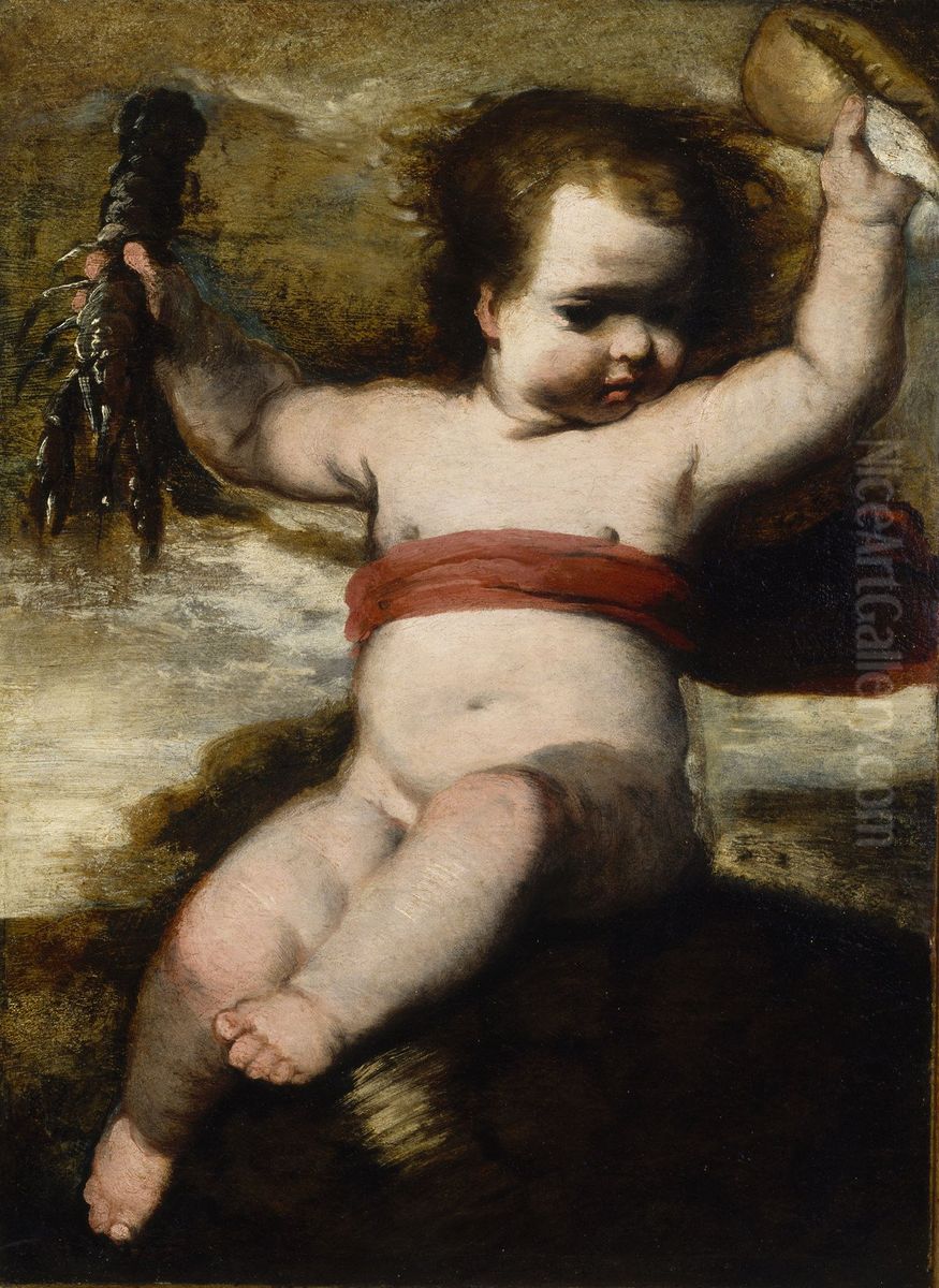 Allegory of the sea Oil Painting by Bernardo Strozzi