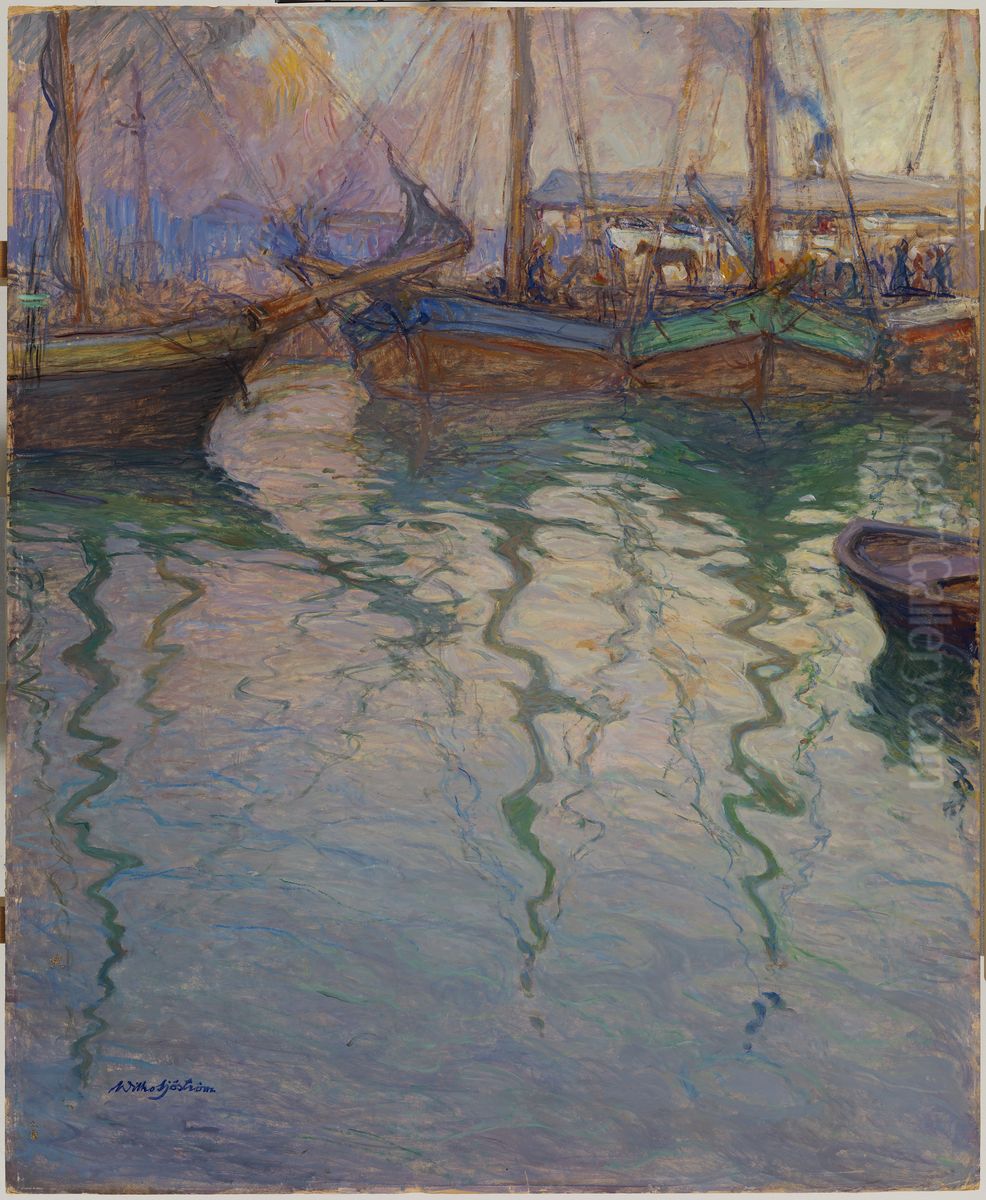 Sornainen Oil Painting by Vilho Sjostrom