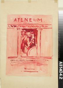 Ateneum-lehden kansiehdotus, julkaisija Wentzel Hagelstam