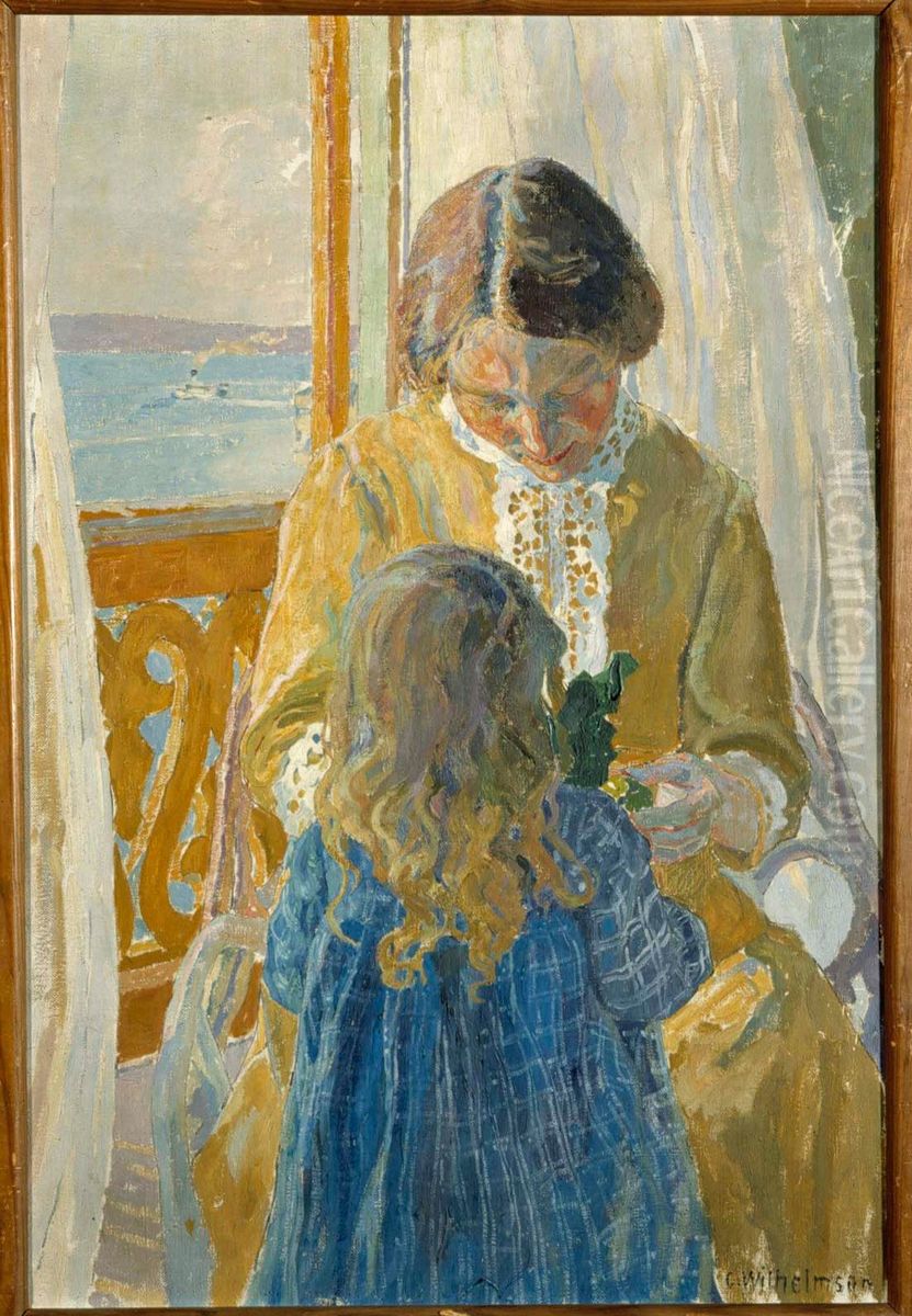 The Pear Oil Painting by Carl Wilhelm Wilhelmson