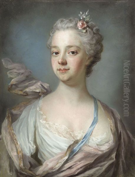 Portrait ofUlla von Hopken(1749-1810) Oil Painting by Gustaf Lundberg