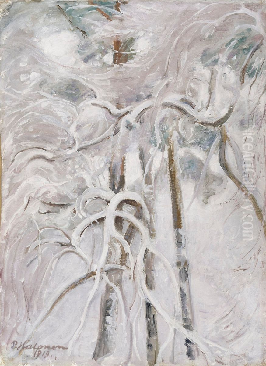 Snotyngd tall Oil Painting by Pekka Halonen