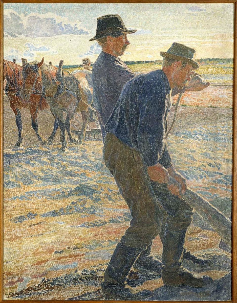 Plojare Oil Painting by Carl Wilhelm Wilhelmson