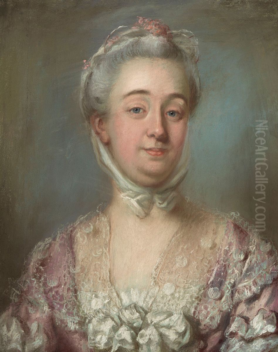 Juliana Elisabet Konig Oil Painting by Gustaf Lundberg