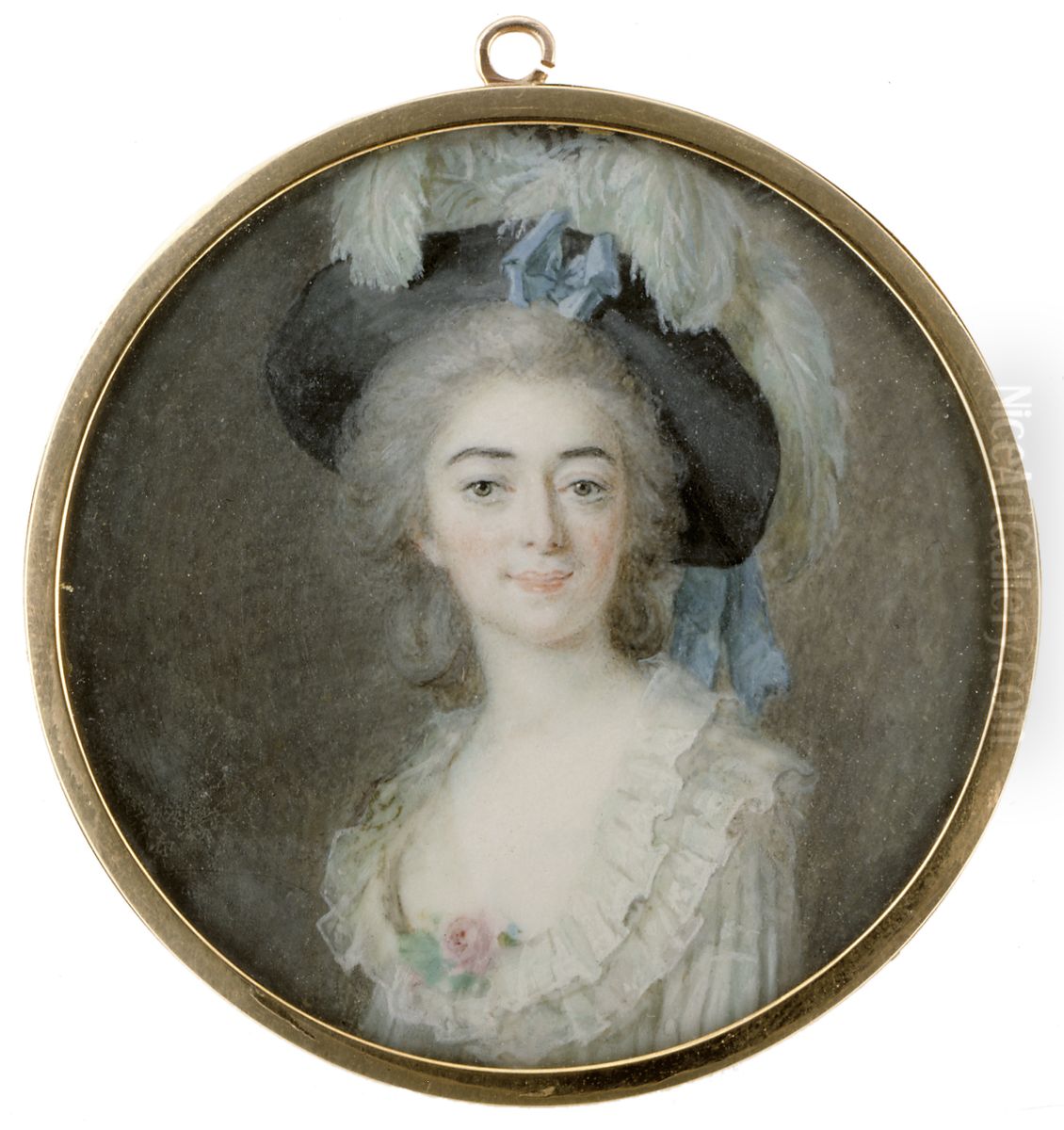 Dansosen Giovanna Bassi Oil Painting by Cornelius Hoeyer