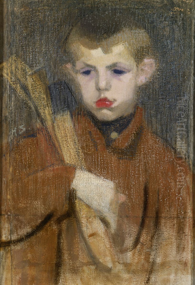 The Woodcutter I Oil Painting by Helene Schjerfbeck