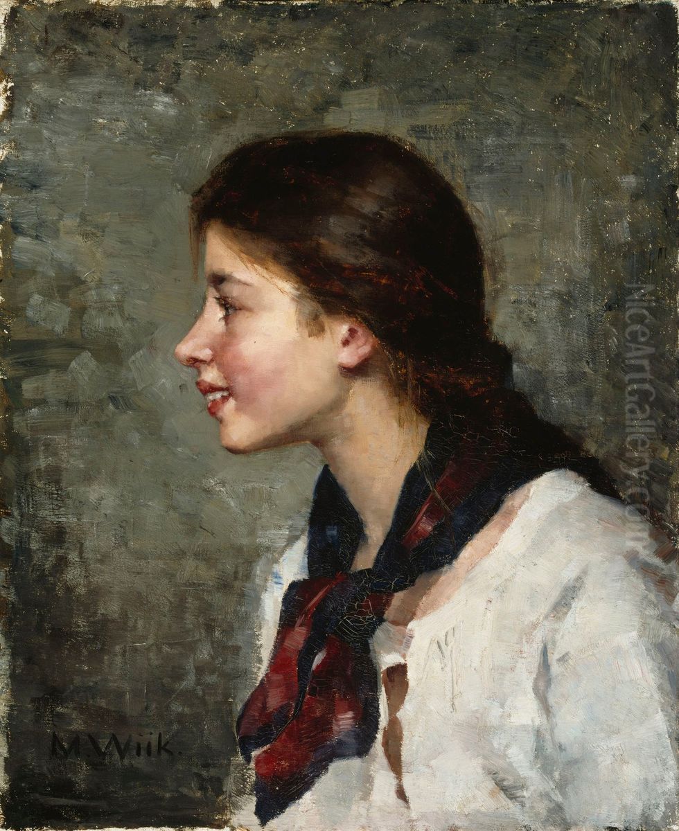 Elsa Oil Painting by Maria Wiik