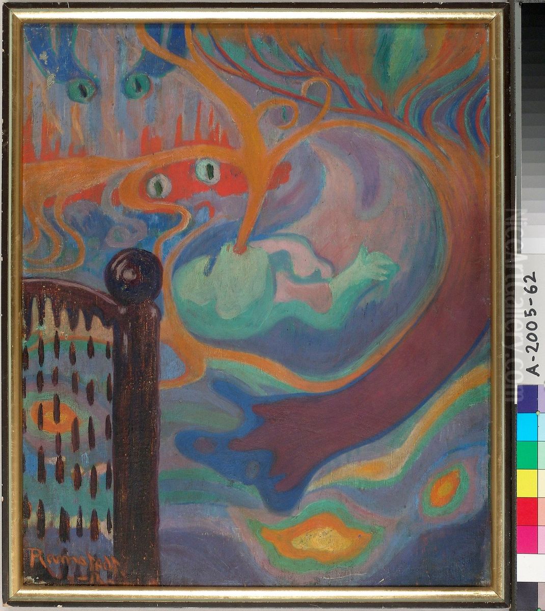 Den skrikande sangen Oil Painting by Yrjo Ramstedt