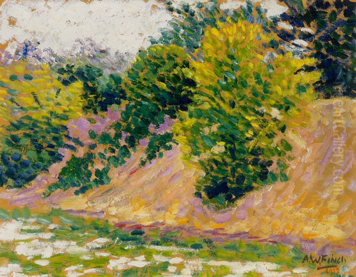 Landscape (Suursaari Island?) Oil Painting by Alfred William Finch