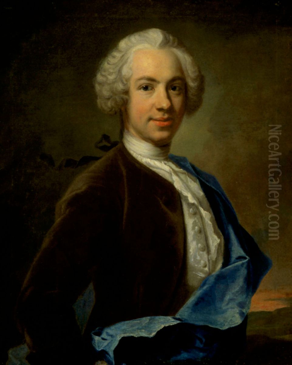 Secretary of Council Carl Fredrik Eckleff Oil Painting by Johan Henrik Scheffel Secretary of Council Carl Fredrik Eckleff Oil Painting by Johan Henrik Scheffel