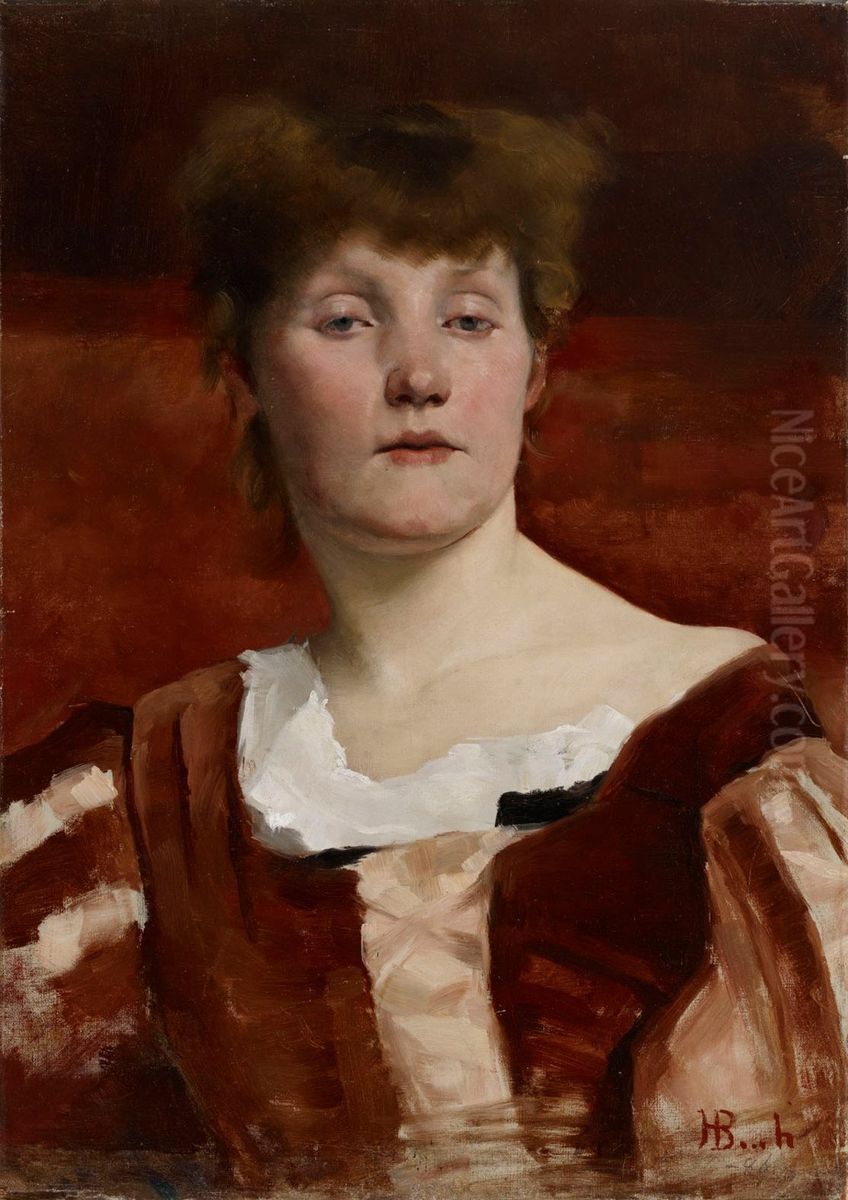 Model Oil Painting by Hanna Bergh