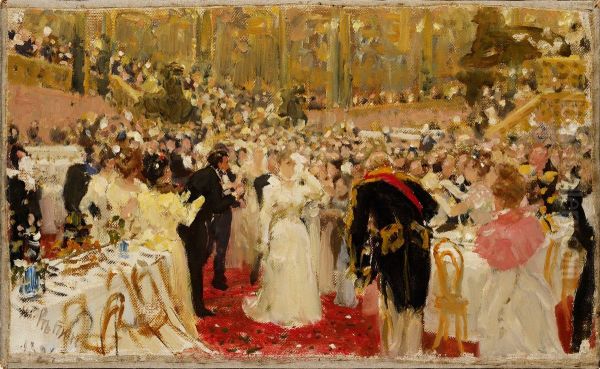 Adelns sommarfest Oil Painting by Repin Iliya