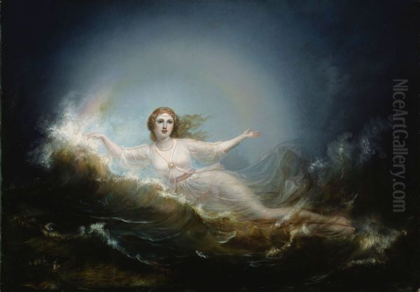 Ilmatar Oil Painting by Robert Wilhelm Ekman