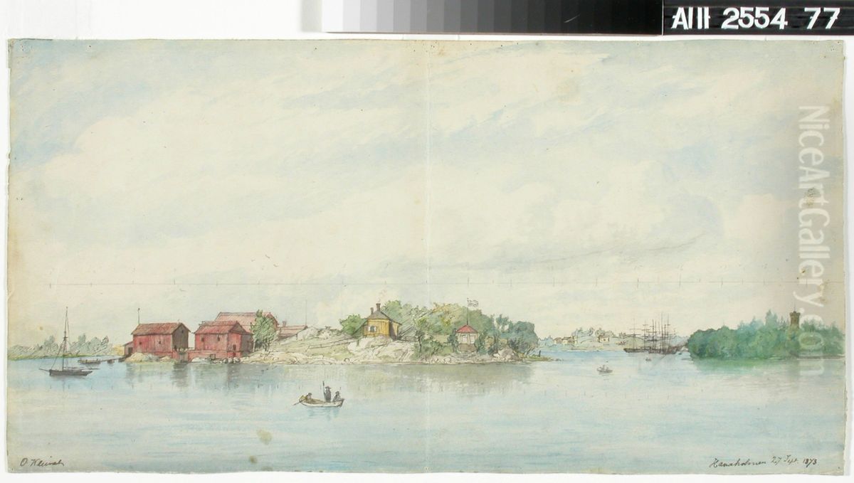 Nakoala Hanasaaresta Oil Painting by Oscar Kleineh