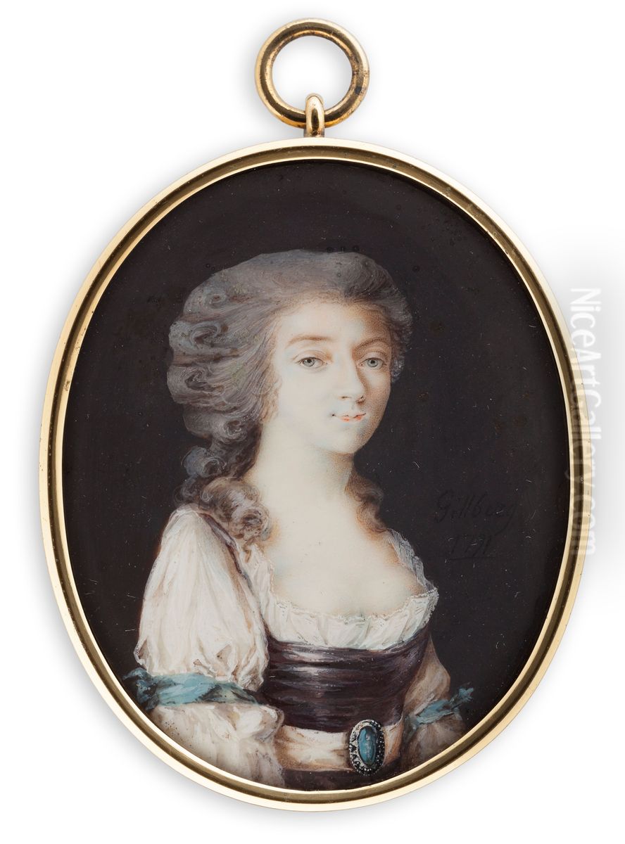 Sofie Piper Oil Painting by Jacob Axel Gillberg