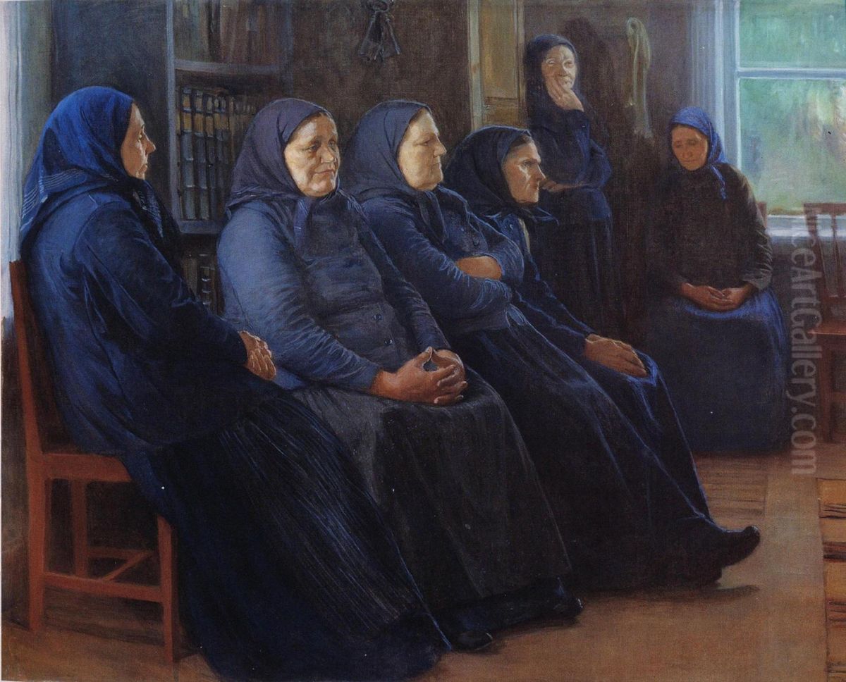 Heranneita Oil Painting by Venny Soldan-Brofeldt