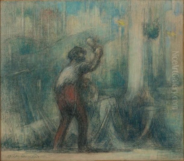 The Woodcutter Oil Painting by Charles Angrand
