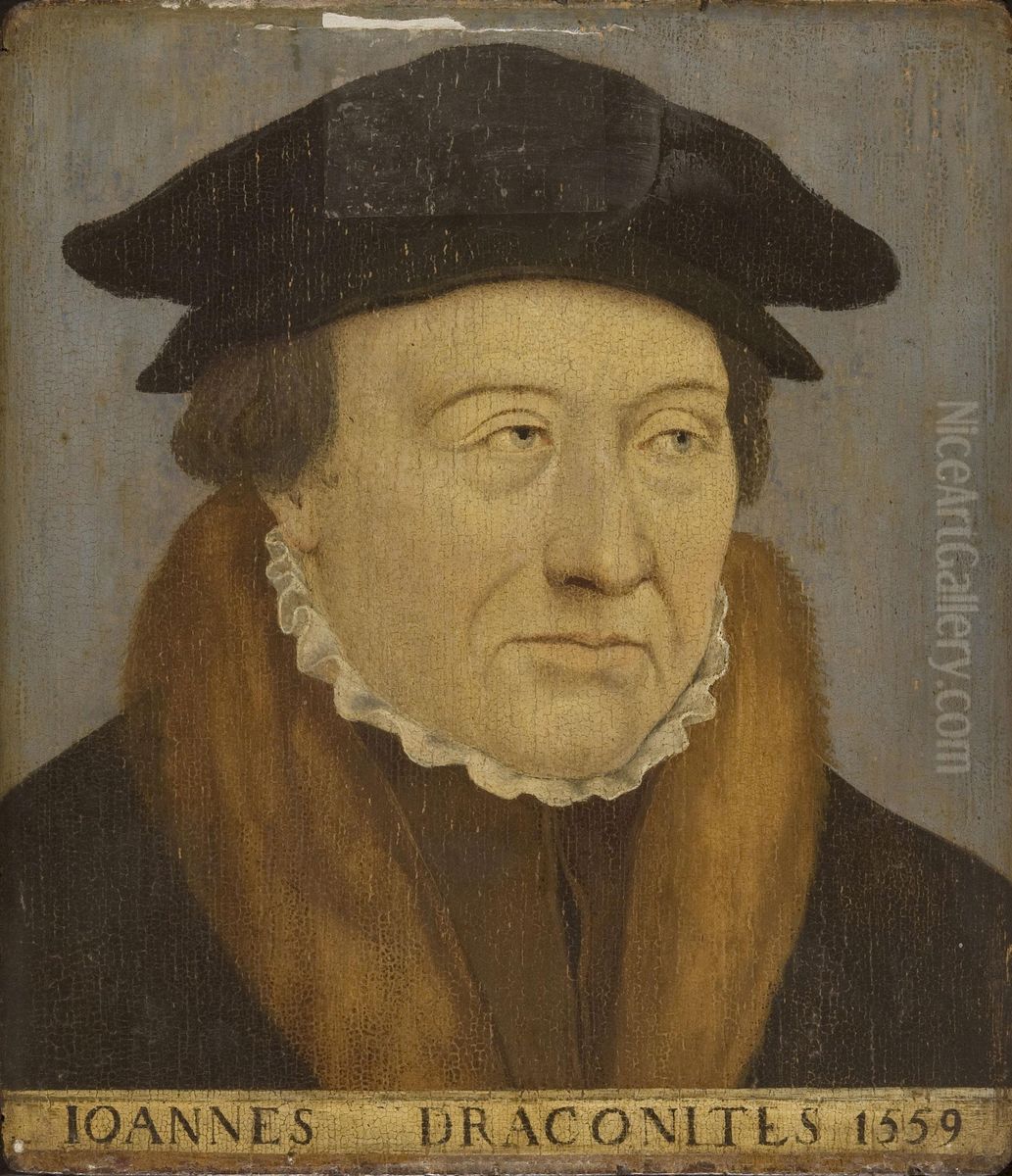 Portrait of Johannes Draconites Oil Painting by unknown