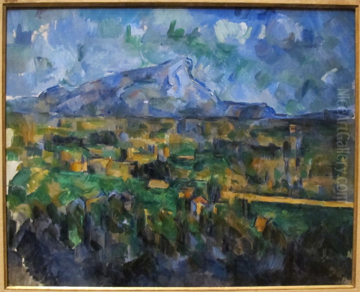 Mont Sainte-Victoire Oil Painting by Paul Cezanne