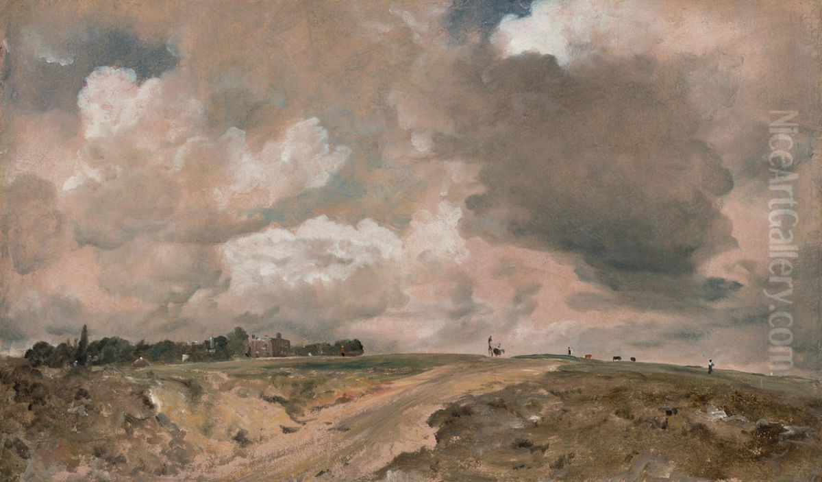 Road to the Spaniards, Hampstead Oil Painting by John Constable