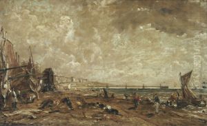 Sketch for The Marine Parade and Chain Pier, Brighton