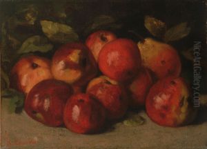 Still Life with Apples and a Pear