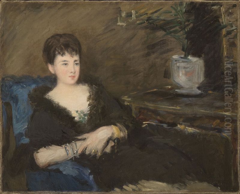 Mademoiselle Isabelle lemonnier Oil Painting by Edouard Manet