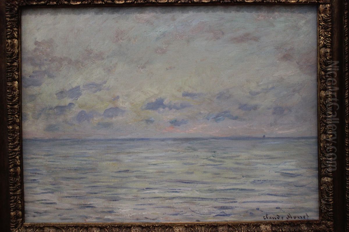 Marine near Etretat Oil Painting by Claude Oscar Monet