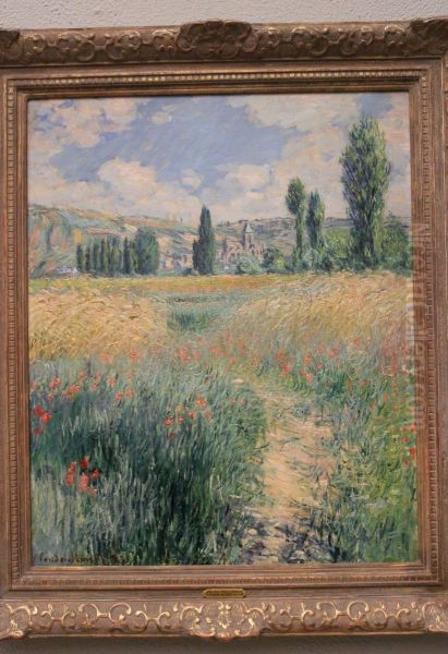 Path on the Island of Saint Martin, Vetheuil Oil Painting by Claude Oscar Monet