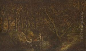 Nymphs Bathing