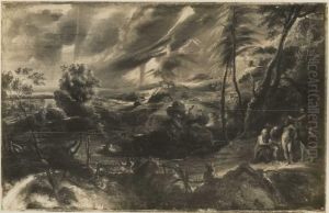 Stormy landscape with Philemon and Baucis
