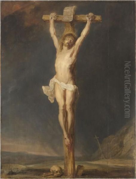 Christ expiring on the cross Oil Painting by (studio of) Rubens, Peter Paul
