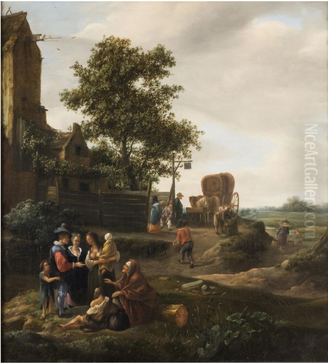 The Fortune Teller Oil Painting by Jan Steen