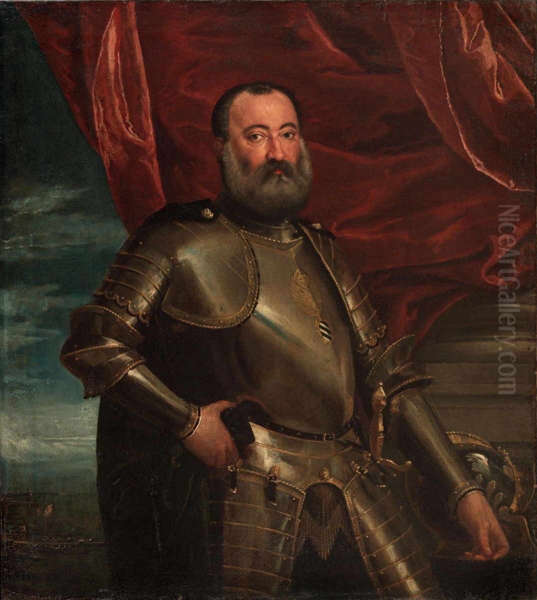 Portrait of Girolamo Contarini Oil Painting by Paolo Veronese (Caliari)