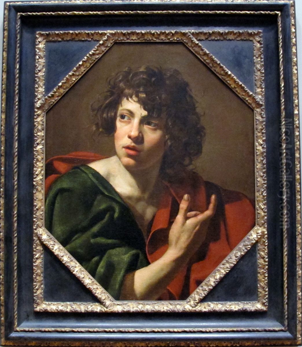 Saint John Oil Painting by Simon Vouet