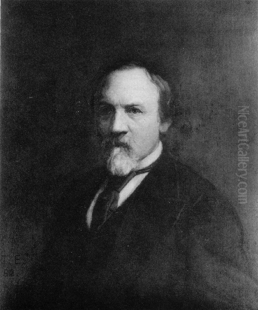 Portrait of Joshua Ballinger Lippincott Oil Painting by Thomas Cowperthwait Eakins
