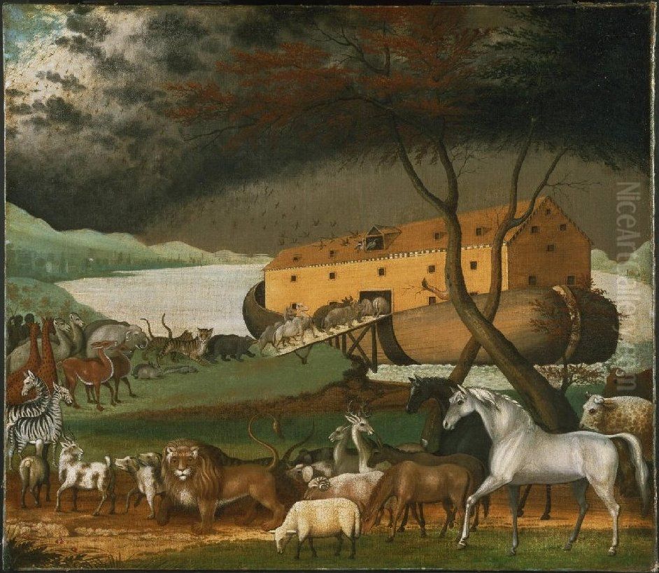 Noah's Ark Oil Painting by Edward Hicks
