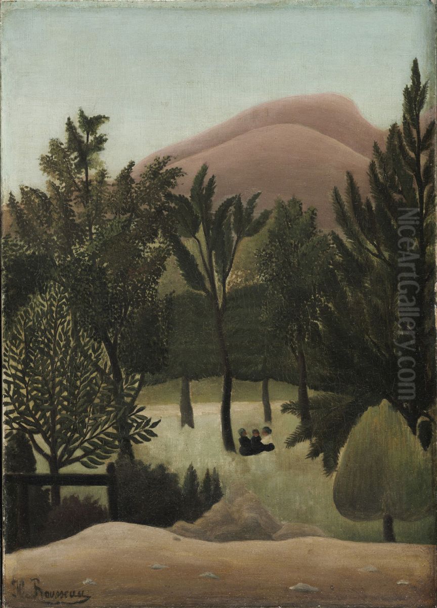 Landscape Oil Painting by Henri Julien Rousseau
