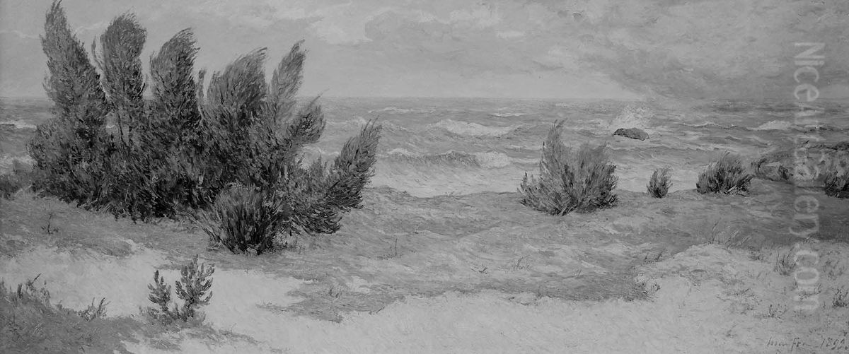 Coup de vent Oil Painting by Maxime Maufra