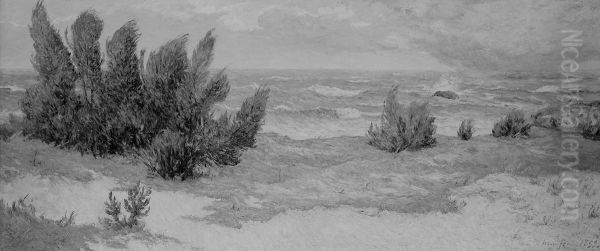 Coup de vent Oil Painting by Maxime Maufra