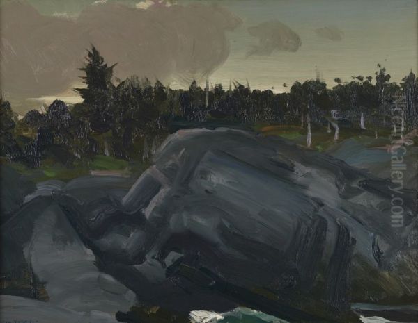 Up the Gorge Oil Painting by George Bellows