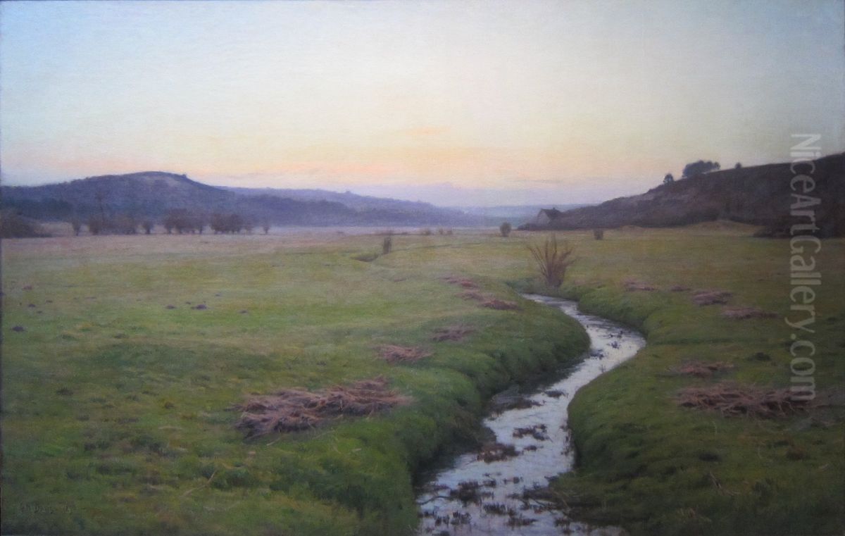 Brook Oil Painting by Charles Harold Davis