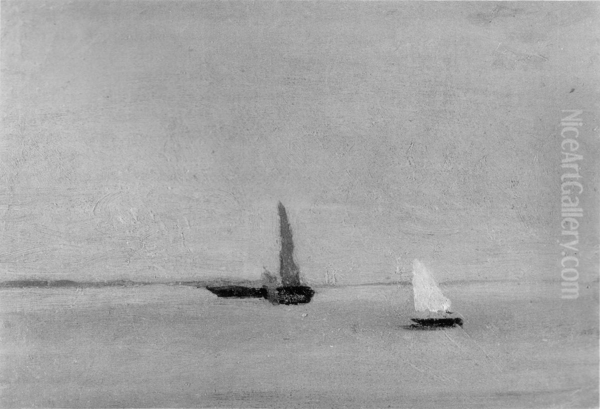 Study Oil Painting by Thomas Cowperthwait Eakins