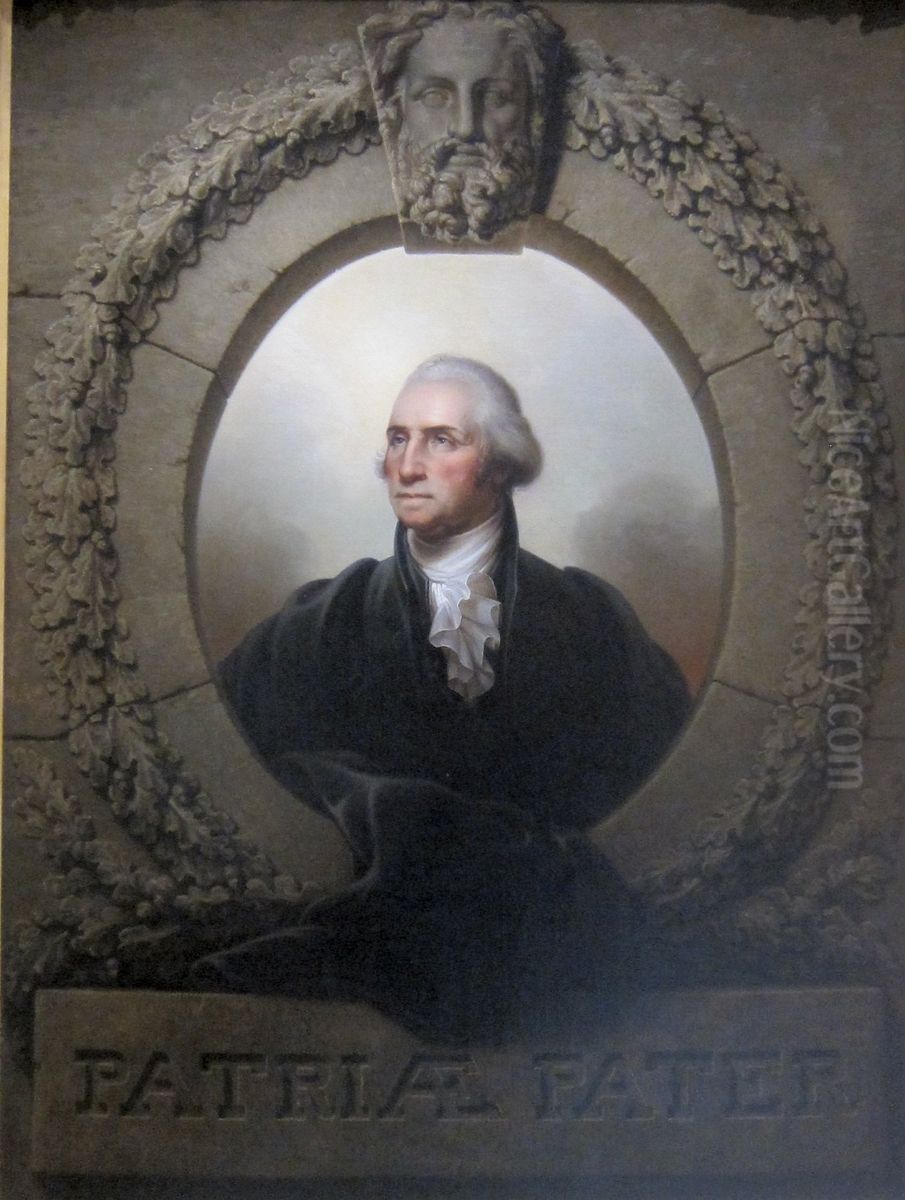 George Washington, Patriae Pater Oil Painting by Rembrandt Peale