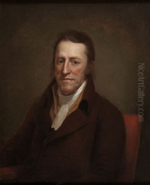 Hon. Edward Tilghman Oil Painting by Rembrandt Peale