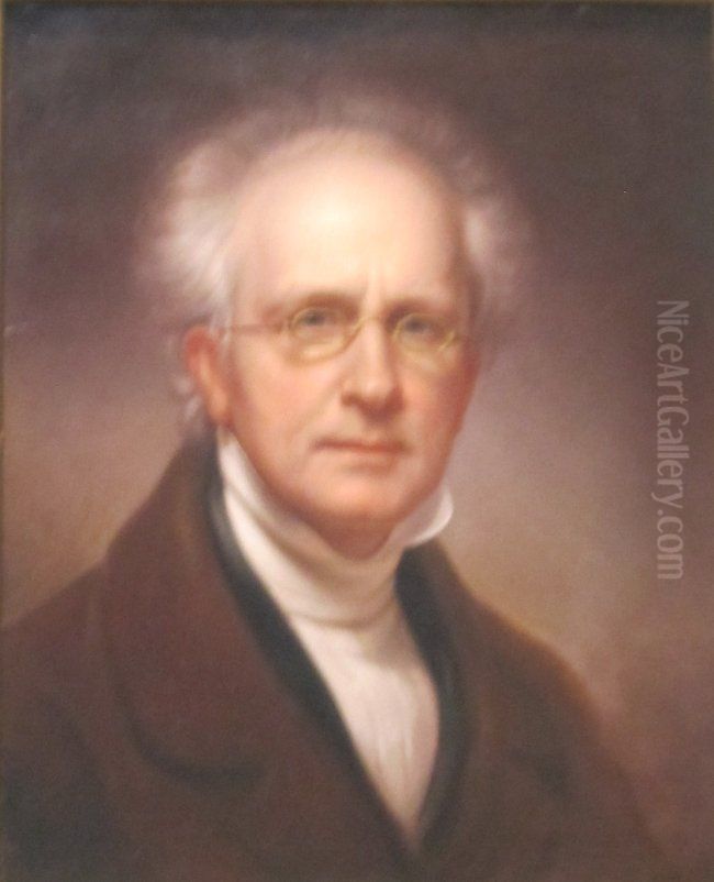 Self-Portrait Oil Painting by Rembrandt Peale