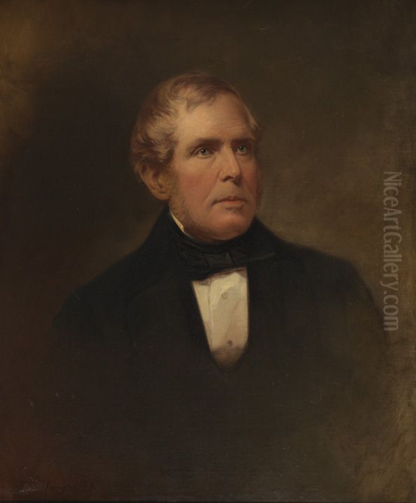 Joseph R. Ingersoll Oil Painting by Samuel Waugh