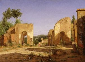 Portalen i Via Sepulcralis i Pompeji